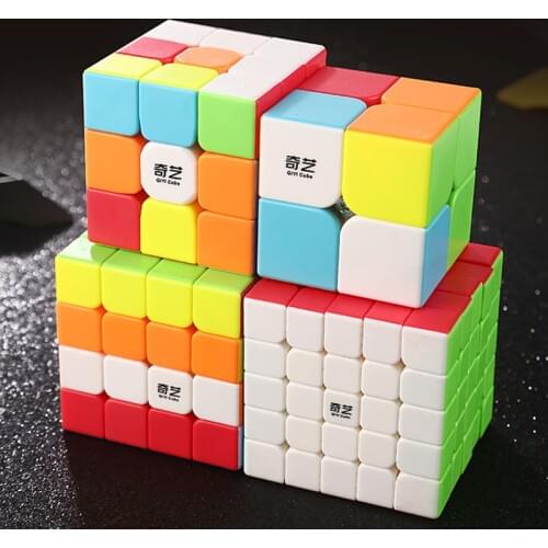 QIYI Warrior Magic Cube 2x2x2 3x3x3 4x4x4 5x5x5 Cubo Magico Profissional Antistress Speed Cube Learn Education Toys for Children