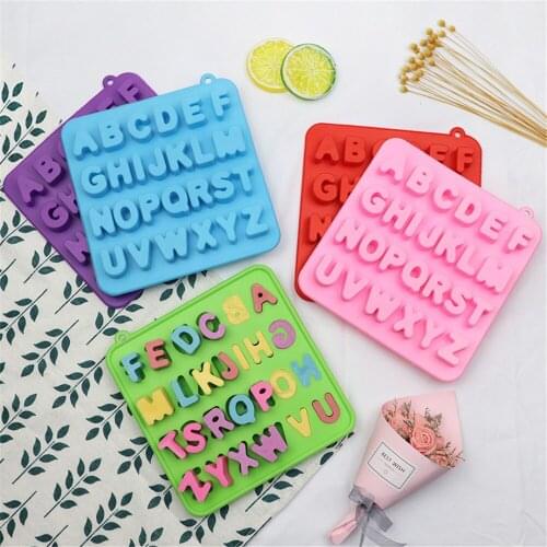 Sugarcraft Letter Number Silicone Mold Fondant Mold Cake Decorating Tools Chocolate Mold Kitchen Baking Mould
