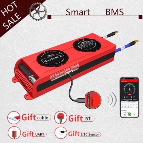 Smart BMS 4S LiFePo4 12V 48V 30A 60A 80A 100A 120A 150A 200A 250A 300A 3S-32S Li-Ion LTO 3S 4S 7S 8S 12S 13S 16S 24S solar