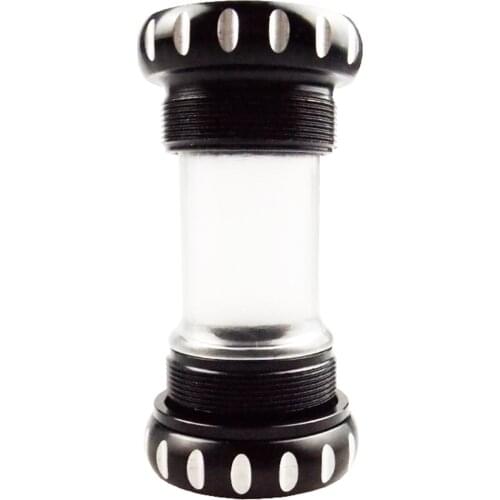 Bike Bottom Bracket Screw In Mountain Road Bicycle Hollow BB Replacement for 24mm Through Axle 68-73mm Width