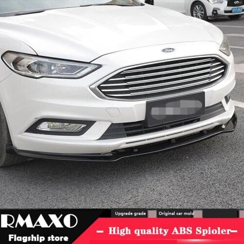 For FORD Mondeo ABS Rear Bumper Diffuser Protector For 2013-2015 FORD Mondeo Body kit bumper rear Front shovel lip rear spoiler