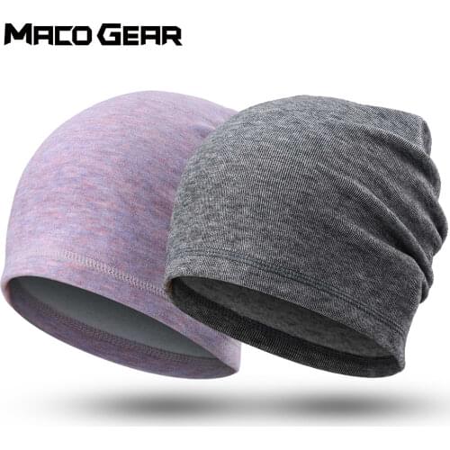 Winter Thin Hat Thermal Warm Cap Running Sports Soft Stretch Hats Fishing Snowboard Hiking Cycling Skiing Comfortable Men Women
