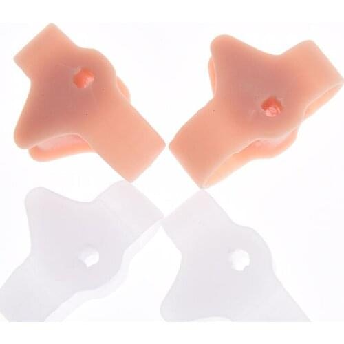 NEW 1Pair Silicone Toe Separators Double Ring Bunion Toe Extractor/bigfoot Orthopaedic/big Toe Pronator