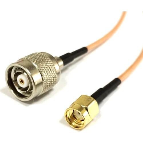 1PC wifi router extension cable RP- SMA Male Plug To RP-TNC Male female pin RG316 Pigtail 15CM 6"/30CM/50CM/100CM Adapter
