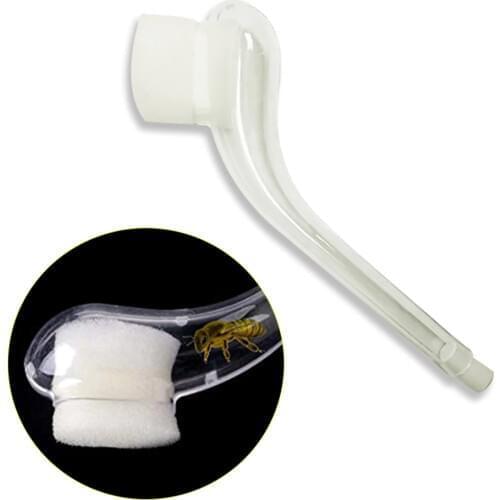 3PCS Handed Queen Bee King Catcher Rearing Plastic Catching Tobacco Pipe Type Cages Apicultor Bees Tools Beekeeping Supplies