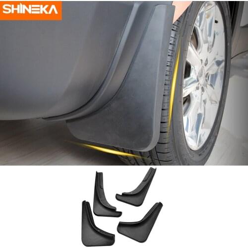 SHINEKA Mudguards For Jeep Cherokee 2014-2018 Mud Flaps Splash Guards Cover Fender Anti-dust Accessories For Jeep Cherokee