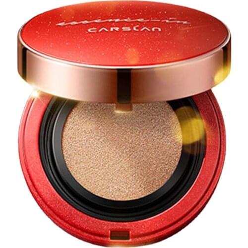 CARSLAN Pomegranate Cushion Foundation Liquid Foundation Concealer and Moisturizer Long-Lasting Moisturizing