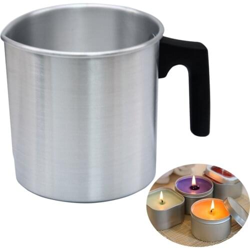 DIY Candle Making Pouring Pot 1.2 L Heat-Resisting Handle Candle Melting Pot Wax Melting Cup Wax Melting Pot Handmade Craft Tool
