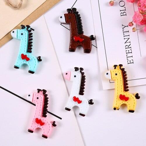 10pcs/lot Kawaii Resin Horse Cabochon Flatback For Mobile Scrapbooking Craft Home DIY Decoration Favor