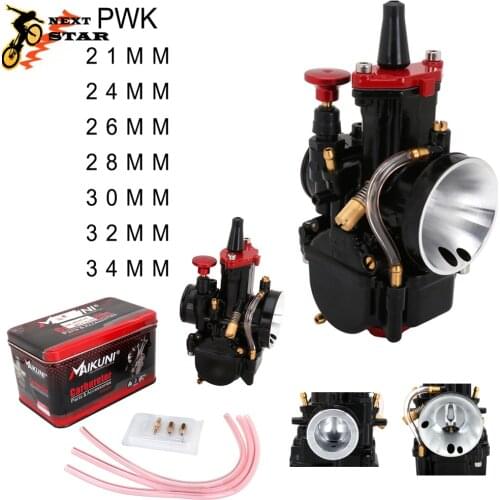 For PWK 21 24 26 28 30 32 34 For Keihin PWK Carburetor With Power Jet 2T 4T Engine For Scooter UTV ATV Universal 50cc-250cc