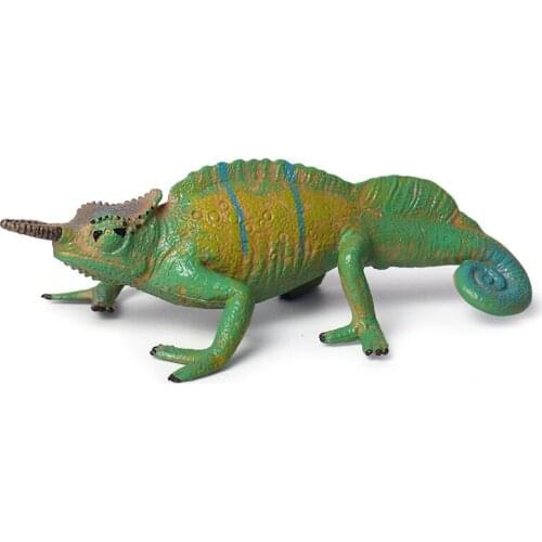 Simulation Chameleon Figure Collectible Toys Lizard Animal Action Figures Kids Wild Animal Gift for Kids Collectible Toys