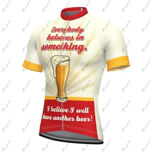 Retro Hombre Manga Corta Maillot de Ciclismo Cerveza Oktoberfest Bicicleta Ciclismo summer Breathable Bicicleta Gymclothing