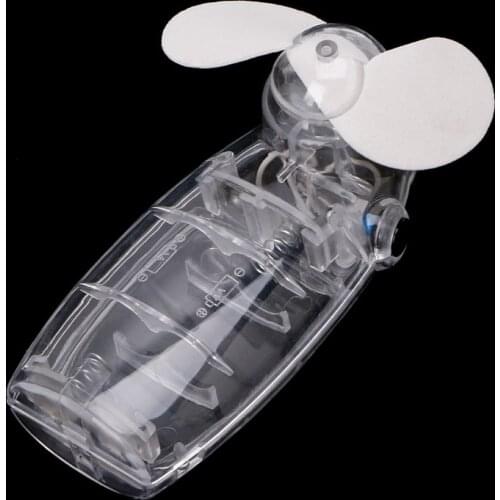 2021 New Portable Mini Cute Pocket Fan Cool Air Hand Held Battery Travel Holiday Blower Cooler Fan