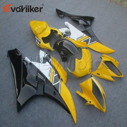 Motorcycle fairing for YZFR6 2006 2007 yellow black YZF R6 06 07 ABS plastic panels kit Injection mold