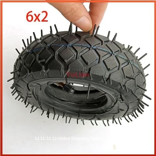 It is suitable for electric skateboard wheel chair cart, 6 "tire F0 pneumatic car, 6x2 pneumatic tire inner tube