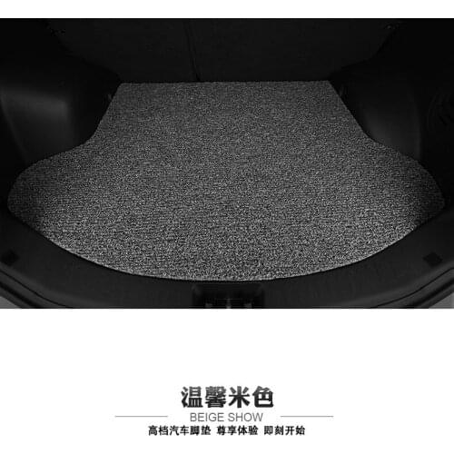 Wire loop Custom special car trunk mats for Land rover Discovery Freelander Range Rover EVOQUE waterproof durable cargo carpets