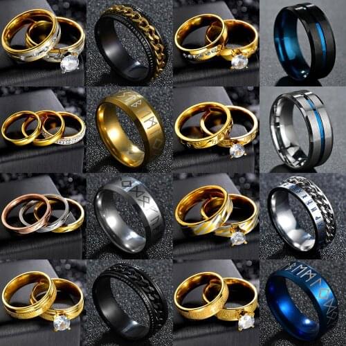 Romantic Double Ring Set For Women Ladies Lover Party Wedding Fashion Rhinestone Clear Crystal Rings Jewelry Gift High Quality