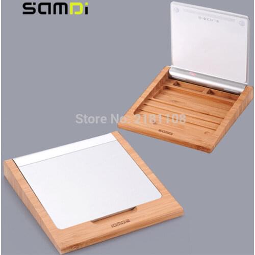 SAMDI Bamboo Holder Dock Stand for Bluetooth Wireless Magic Trackpad