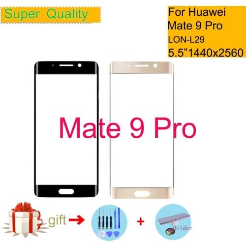 5.5" For Huawei Mate 9 Pro LON-L29 Touch Screen Touch Panel Sensor Digitizer Front Glass Outer No LCD Replacement Mate9 Pro