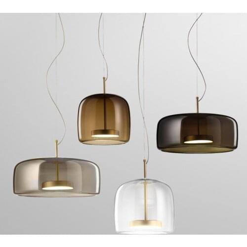 Nordic Modern Individual Glass Chandelier Lights Hotel Designer Simple Hanglamp Bar Living Room Bedroom Model Room Hanging Lamp