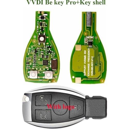 Xhorse VVDI BE Key Pro V1.5 PCB Improved Version For Mercedes B-enz Smart Key With Logo Can Exc-hange M-B BGA Token