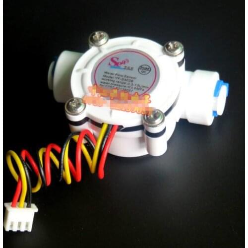 High precision DN6 G1/4 PE water meter flow sensor counter indicator dispenser flowmeter