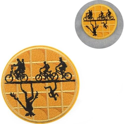 ZF1625 1pcs Cartoon Magic Halloween Gift Pacth Stickers Iron On Patches For Backpack Handbag T-shirt Jacket Backpack Diy Patch