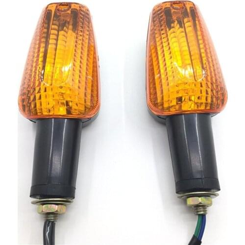 1 Pair Motorcycle Turn Signal Light Front Rear Motorbike Indicator Lamp For Honda CB400 CB1000 CB1300 X4 Hornet 250 600 VTR250