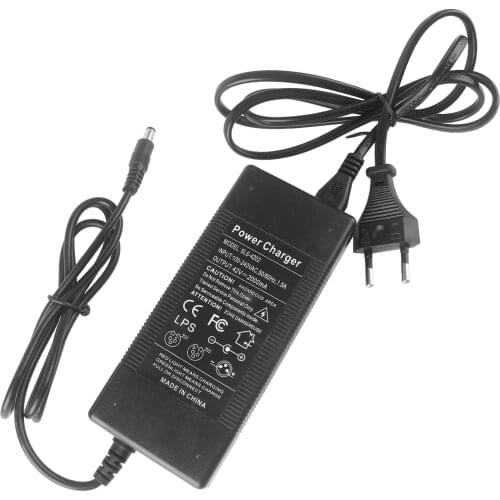 42V2A DC2.1 EU/UK/US Universal Lli-ion Battery Chargers for Electric Vehicle Electric Scooter/ Round Head Power Cord Accessories