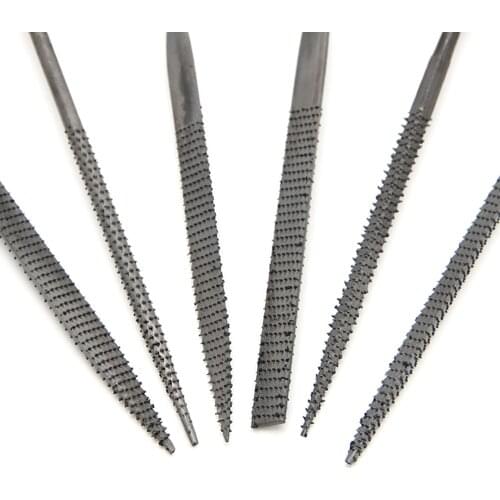 6Pcs 140mm Mini Metal Filing Rasp Needle File Wood Tools Hand Woodworking Files Tool