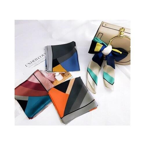 70*70cm Camouflage Small Scarf Small Scarf Womens All-match Korean-Style Professional Decorative Scarf Neckerchief