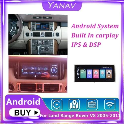 2 din android Car radio audio stereo receiver For Range Rover Vogue V8 L322 2002-2012 touch screen auto multimedia video player
