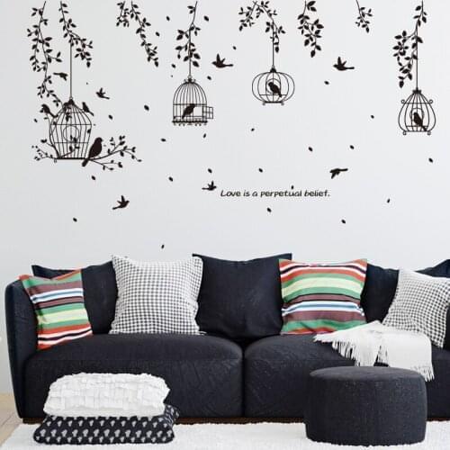 AWOO Black Wall Stickers