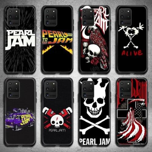 Pearl Jam Phone Case for Samsung S20 plus Ultra S6 S7 edge S8 S9 plus S10 5G lite 2020