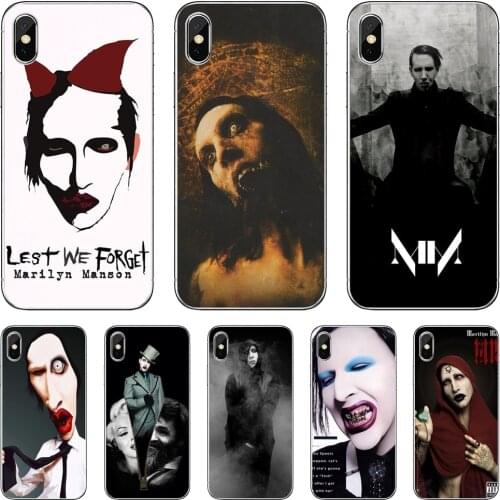 Artwork-digital-art-marilyn-manson For BQ Aquaris C U2 U V X2 X Lite Pro Plus M E4.5 X5 E5 4G 2017 S 5059 6040L Silicone Cover
