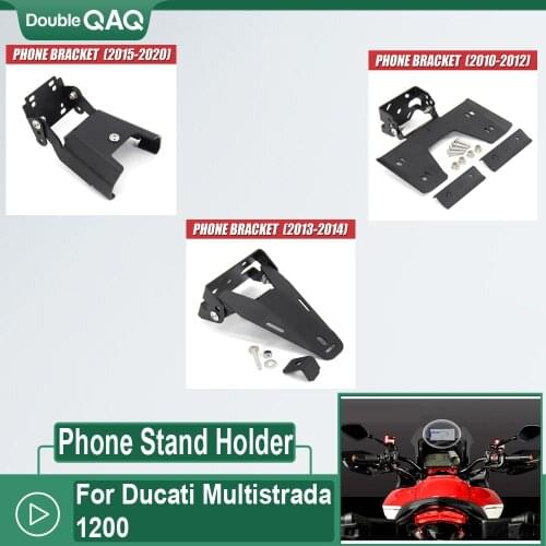 NEW Motorcycle For Ducati Multistrada 1200 Stand Holder Smartphone Phone GPS Navigation Plate Bracket