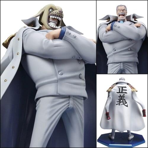 Anime One Piece figures Vice Admiral Luffy grandpa Monkey D Garp PVC action figure collection model toys for gift