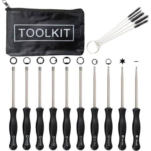 Carburetor Adjustment Tool Screwdriver Cleaning Brush Common 2 Cycle Small Engine Zama Poulan MTD Ryobi Echo Sears Toro Chainsaw