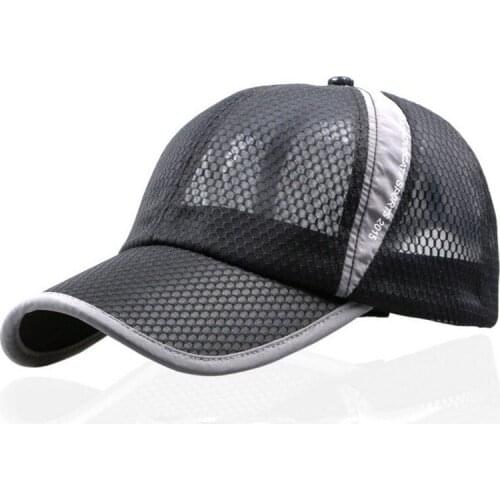 Aldult Men Women Summer Outdoor Sunscreen Baseball Cap Sports Breathable Quick Drying Mountaineering Fishing On Foot Net Hat E12