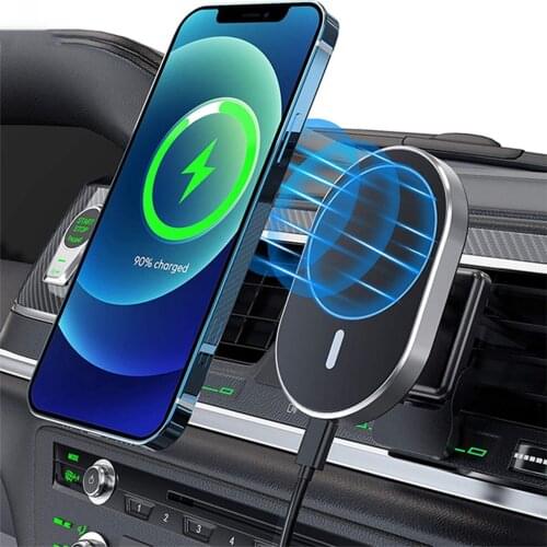 Magnetic Wireless Charger Car Wireless Chargers for magsafe iphone 12 mini 12 pro max 15W fast charging magnetic charger stand