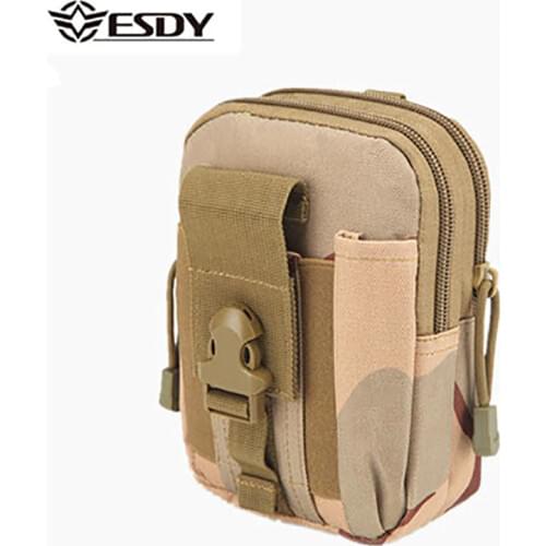 Men Military Tactical running Outdoor Sport Hiking Camping Hunting Bags Multifunction Outdoor purse 6 inch mobile phone bag