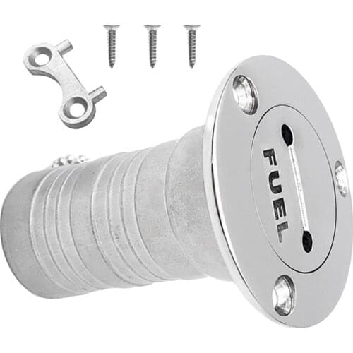 Premium 52mm 2'' Marine 316 Stainless Steel Fuel Deck Fill Filler & Key Boat Hardware