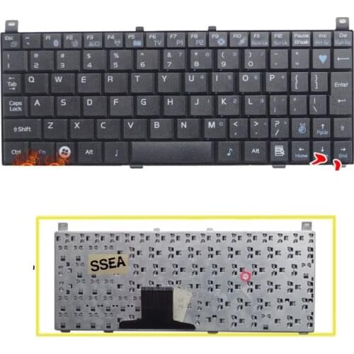 SSEA New laptop US Keyboard For TOSHIBA NB100 NB105