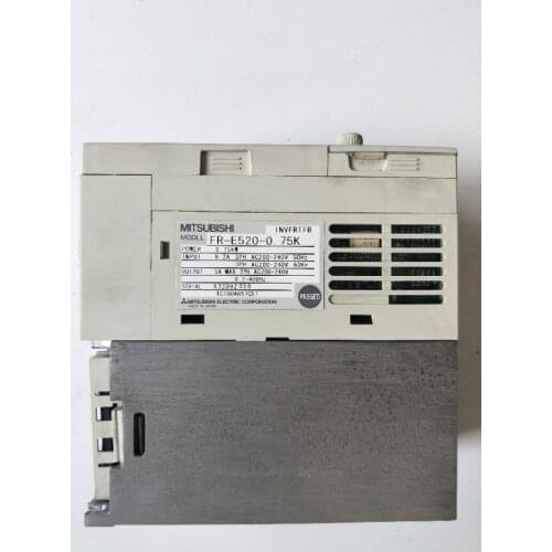 Original used Inverter FR-E520-0.75K Driver embroidery machine spare parts store 736750