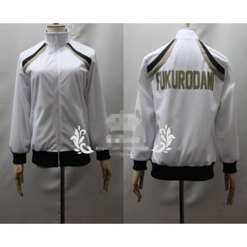 [Customized] Anime Haikyuu Fukurodani Academy Volleyball Team Uniform Cosplay Clinquant Velvet Unisex Coat Free Shipping