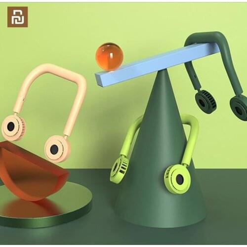 Summer hanging neck fan lazy small fan portable outdoor sports portable mute USB charging for xiaomi youpin