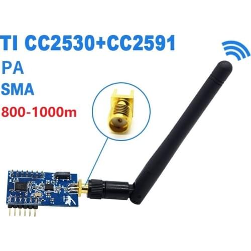ZigBee Conversion Serial port TTL uart Wireless PA Module CC2530+CC2591