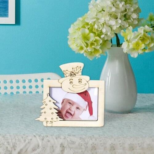 Christmas Decoration Wooden Whiteboard Christmas Photo Frame Decoration Photo Frame Wooden Picture Frame Home Decoration