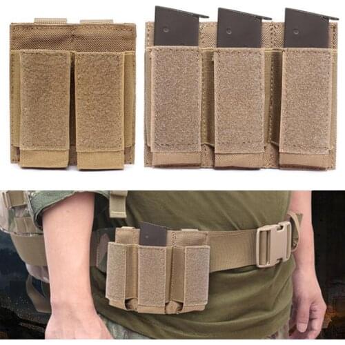 Airsoft Handgun Pistol Magazine Pouch For Plate Carrier Tactical Cartridge Molle Mag Pouch Bag Holder Makarov G2C Glock 17 1911