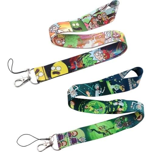 CB134 Anime Cellphone Lanyard For Key ID Card Passport Gym USB Badge Holder DIY Hanging Rope Neck lanyards